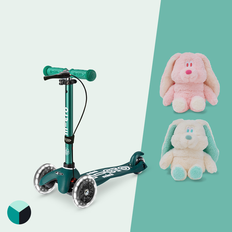 미니 핸드 디럭스 LED 에코+토곰 스쿠터 인형 세트