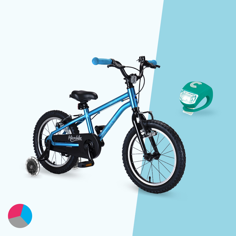 마이크로바이크 16인치 2.0 (보조바퀴포함/색상선택)