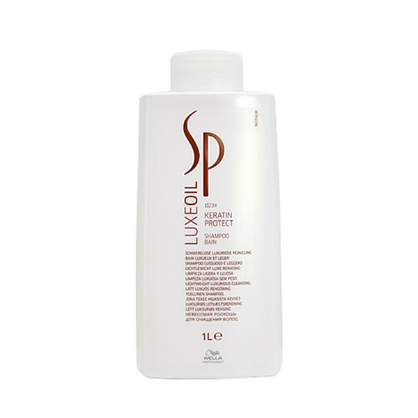 웰라 SP 럭스오일 케라틴 프로텍트 샴푸 1000ml 손상모
