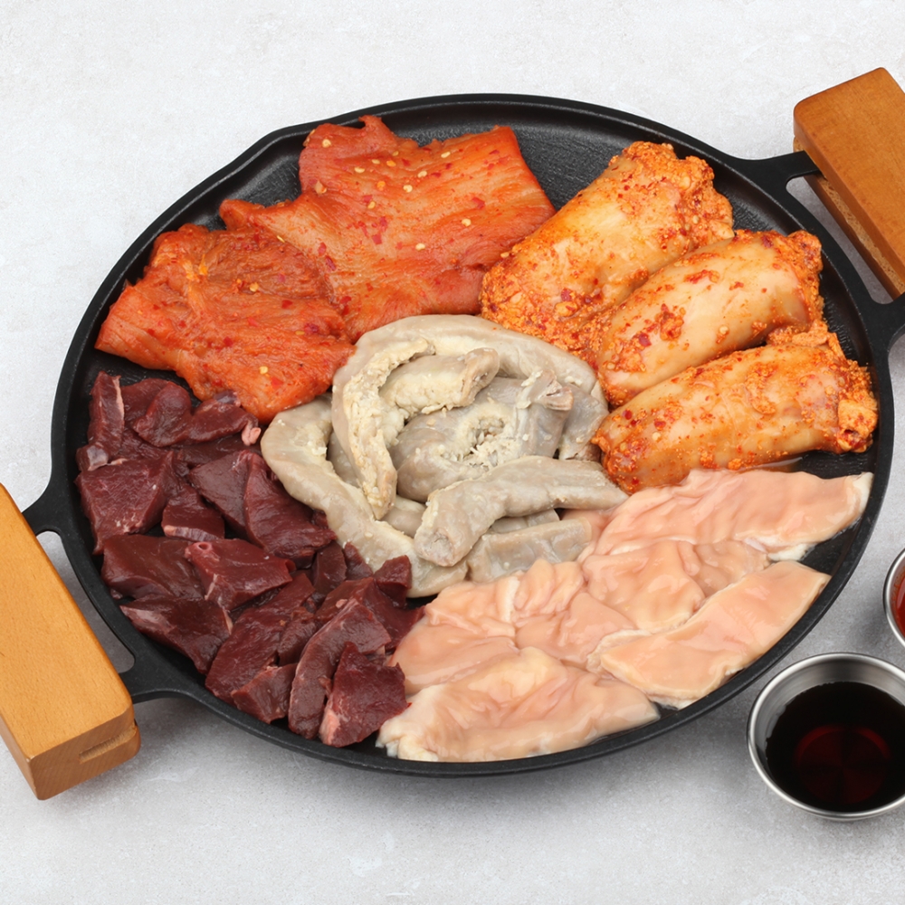 [글램쿡] 맛보장 소곱창 대창 막창 특양 염통 특수부위 모음 5종 세트