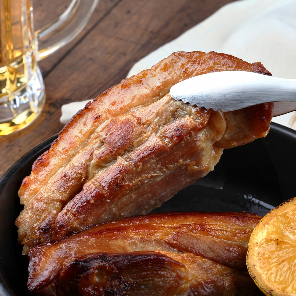 [글램쿡] 로스팅 삼겹살 보쌈 통 바베큐 390g