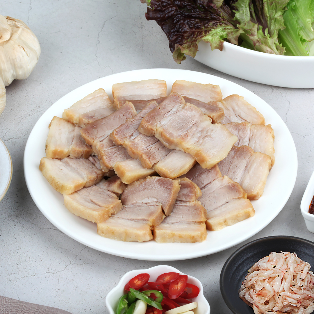 [글램쿡] 로스팅 삼겹살 보쌈 슬라이스 300g