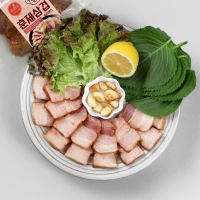 [글램쿡] 훈제 바베큐 삼겹살 슬라이스 300g