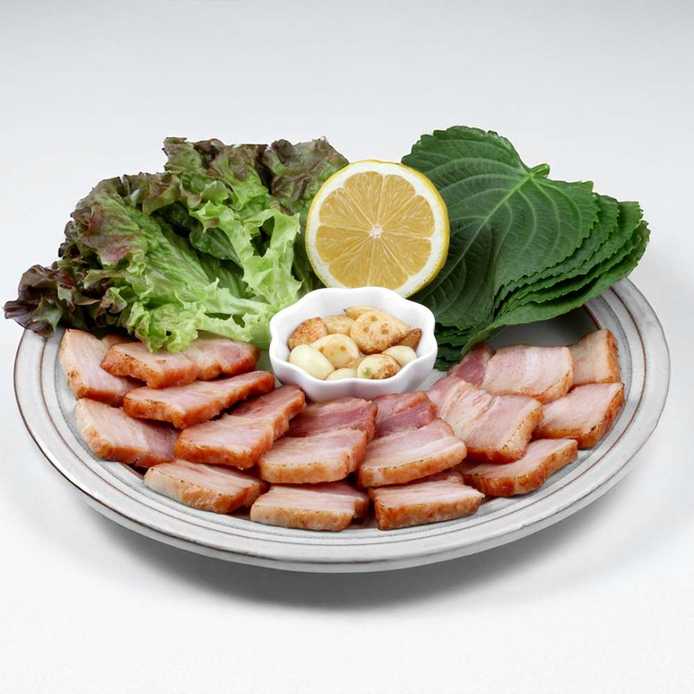 [글램쿡] 훈제 바베큐 삼겹살 슬라이스 300g