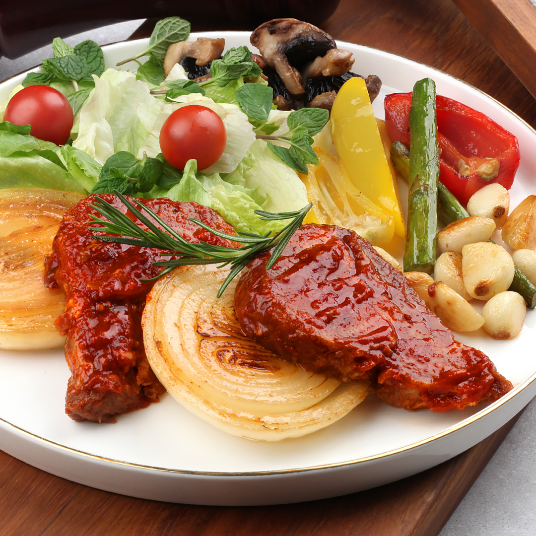 [글램쿡] 목살바베큐 스테이크 1kg