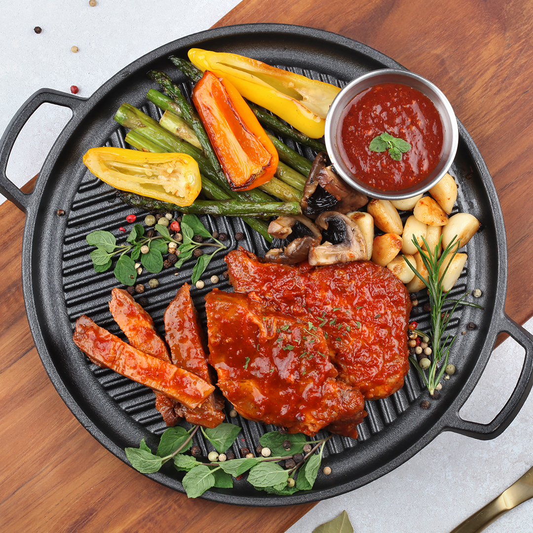 [글램쿡] 목살바베큐 스테이크 1kg