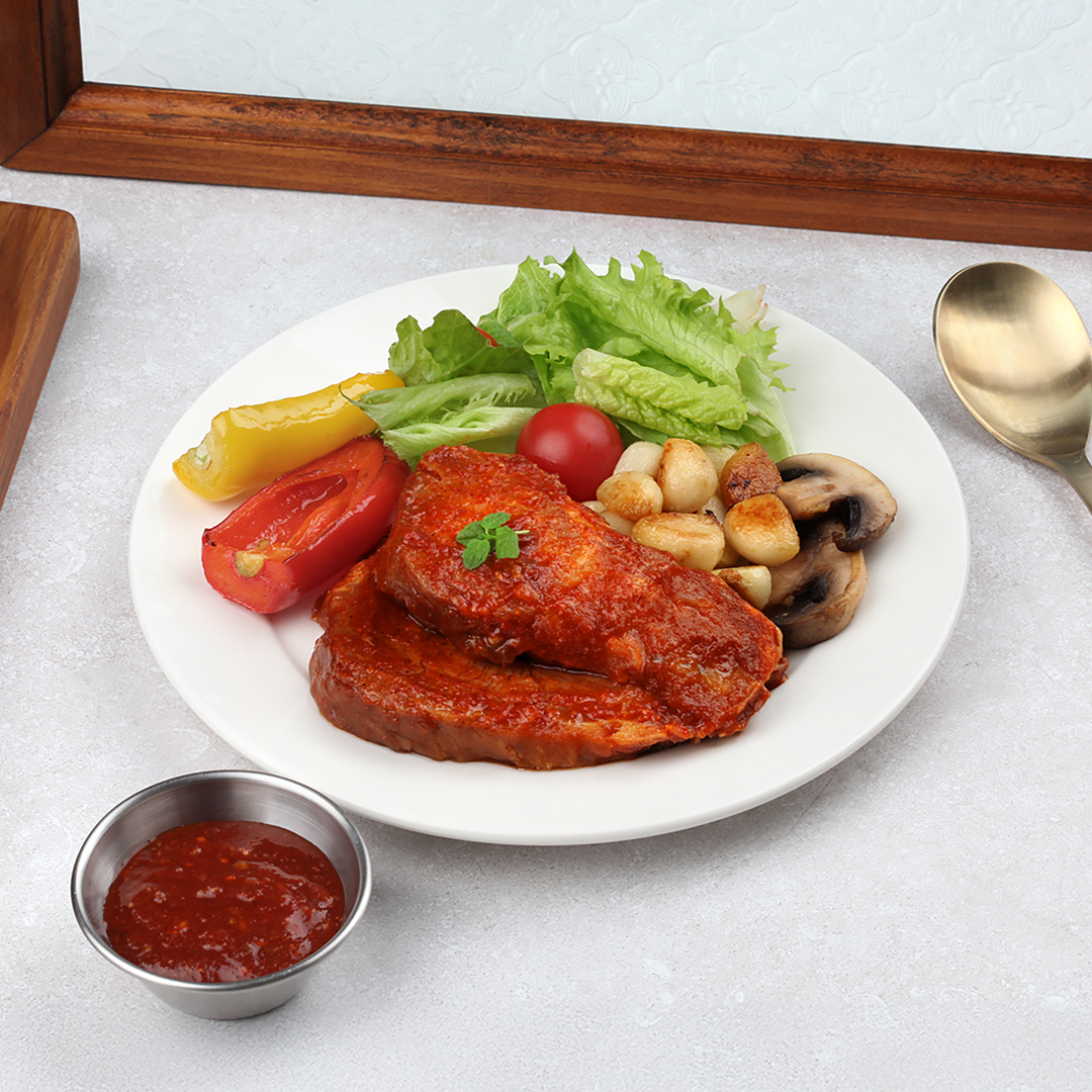 [글램쿡] 목살바베큐 스테이크 1kg