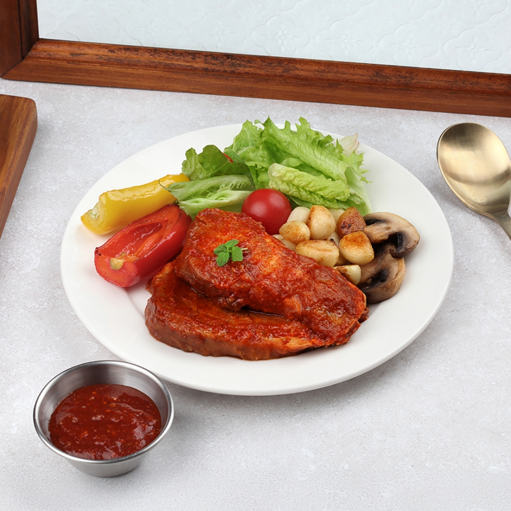 [글램쿡] 목살바베큐 스테이크 1kg