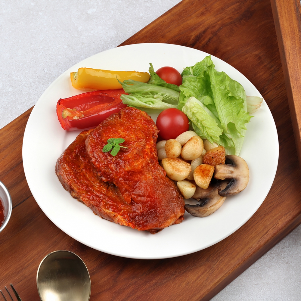 [글램쿡] 목살바베큐 스테이크 1kg