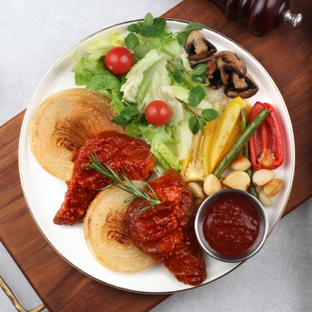 [글램쿡] 목살바베큐 스테이크 1kg