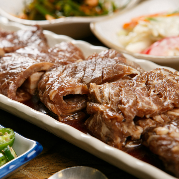 [글램쿡] 수제양념 대왕 소 이동갈비 명절선물세트 2.8kg 5대