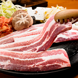 [임박세일] 최상급 돼지고기 오겹살 500g 바베큐용(숯불용)