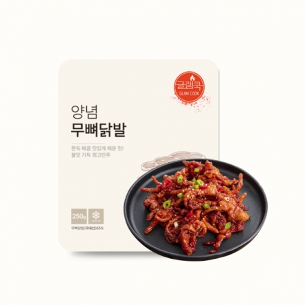 [허리케인바베큐] 양념무뼈닭발 250g