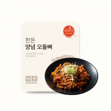 [허리케인바베큐] 한돈 양념 오돌뼈 300g
