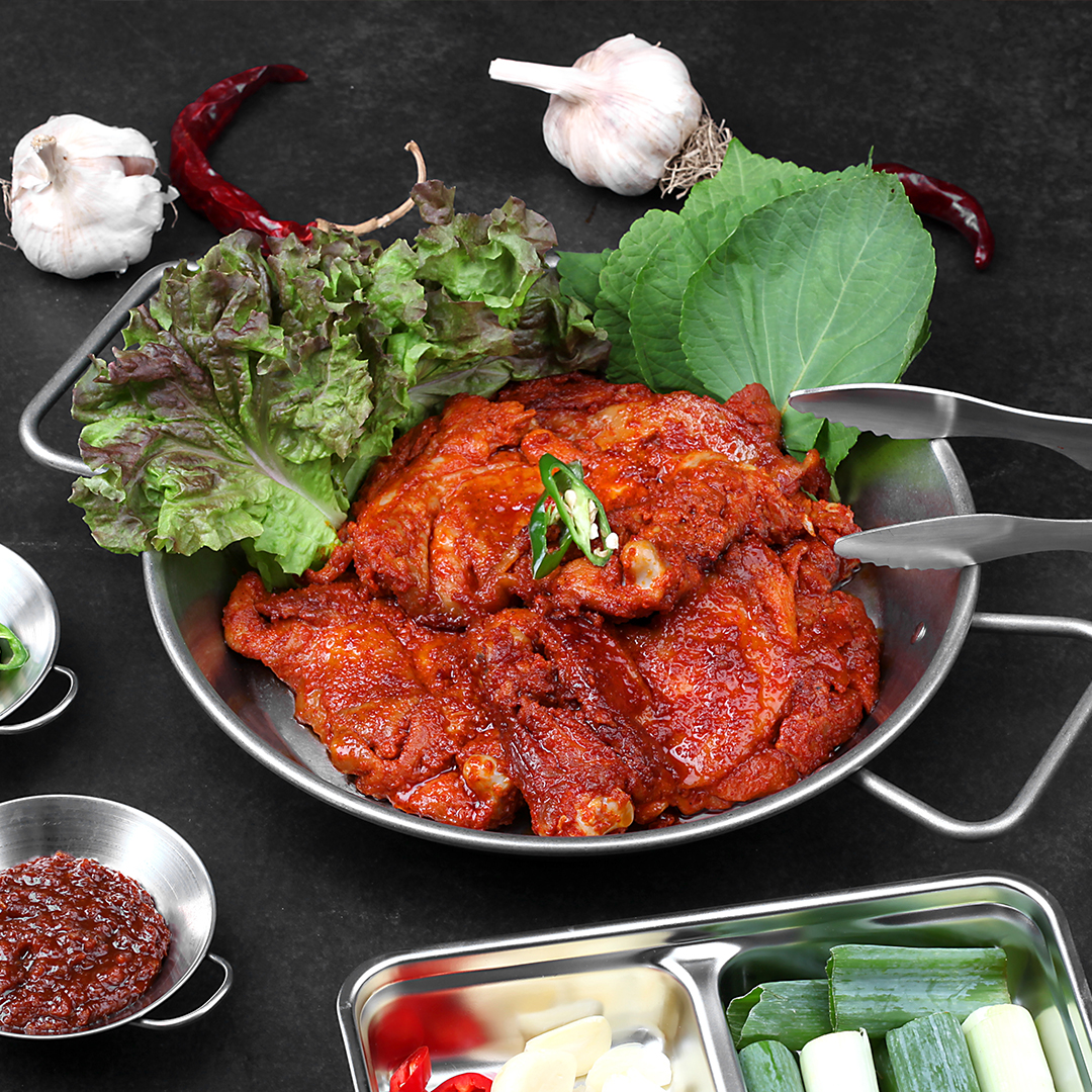 [글램쿡] 국내산 춘천 숯불 닭갈비 600g