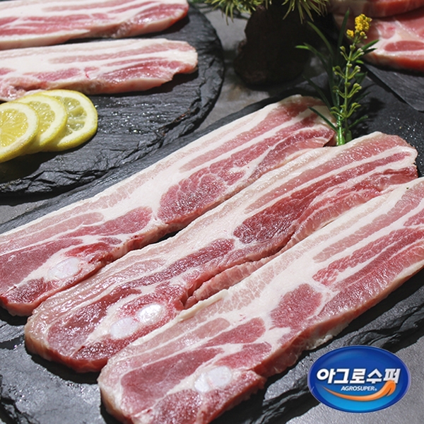 [글램쿡] 아그로수퍼 무공해 칠레 삼겹살 500g