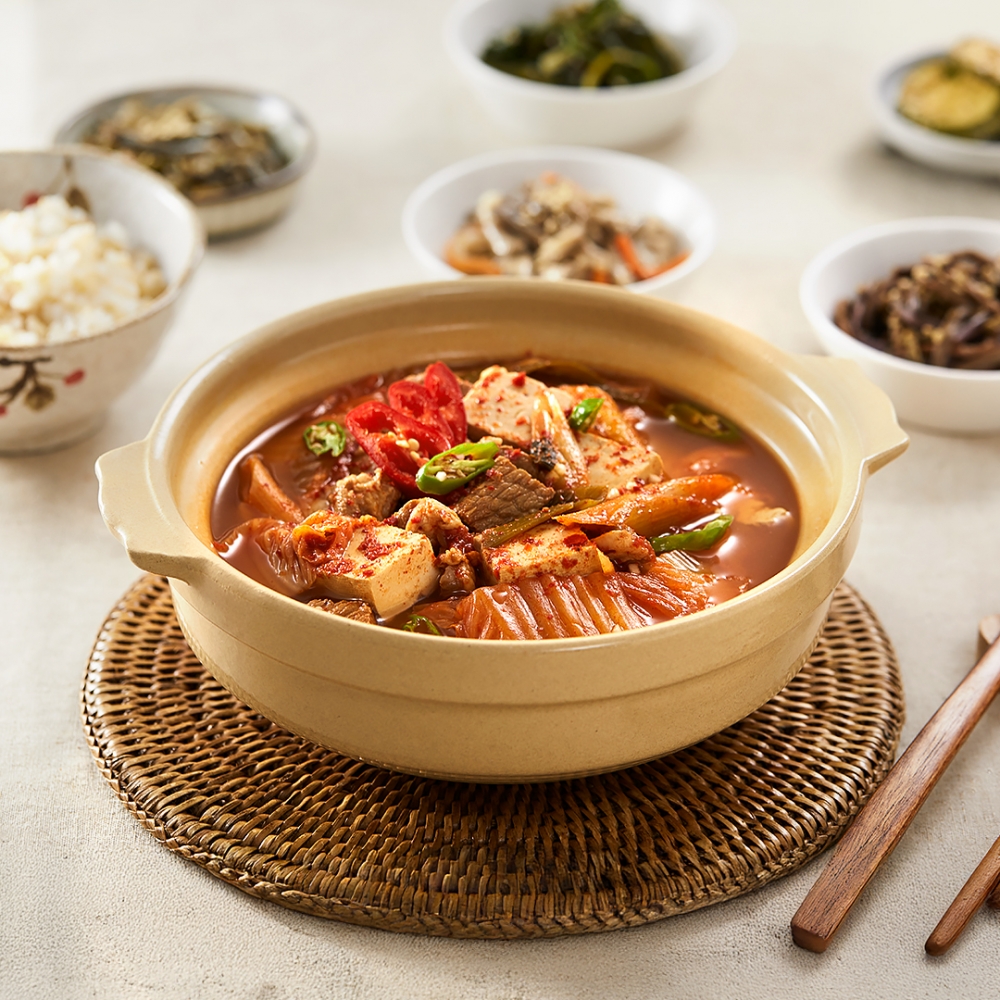 캠핑음식 캠핑요리 어디든 빠질수 없는 김치찌개 710g