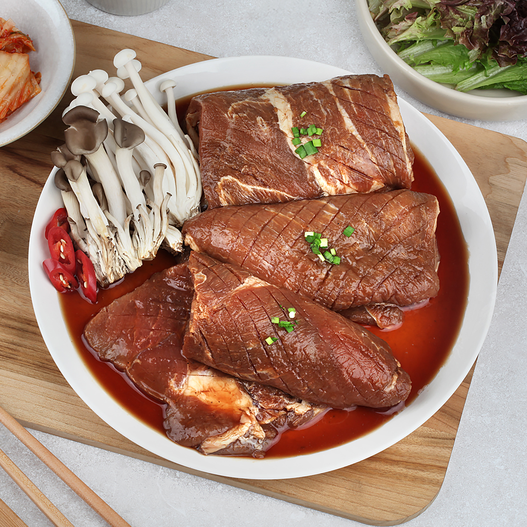 [글램쿡] 천연과일숙성 수입산 과일양념 돼지갈비 4kg-10대