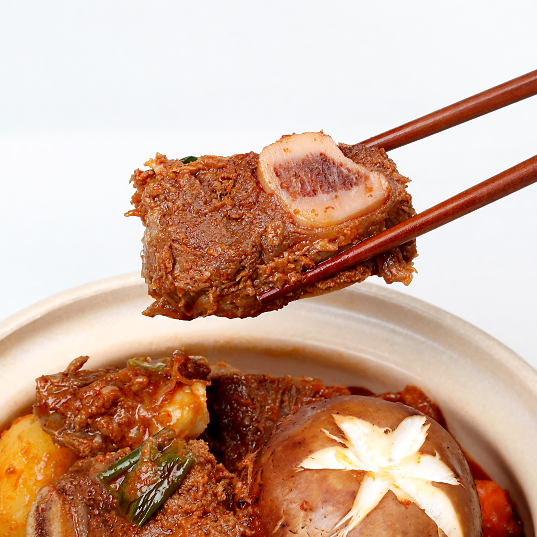 [글램쿡] 수제양념 한끼뚝딱 매운소갈비찜 1kg