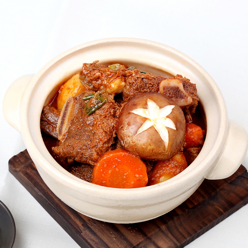 [글램쿡] 수제양념 한끼뚝딱 매운소갈비찜 1kg