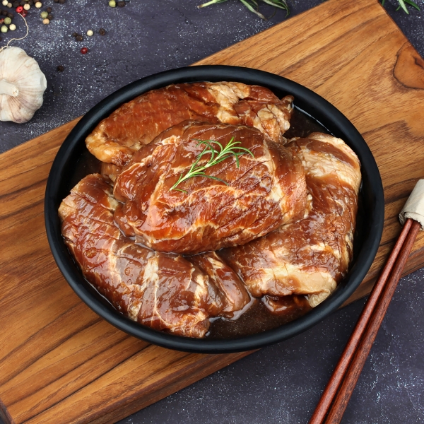 [임박세일] 국내산 돼지고기 한돈 목살왕구이 1kg~1.2kg 2대