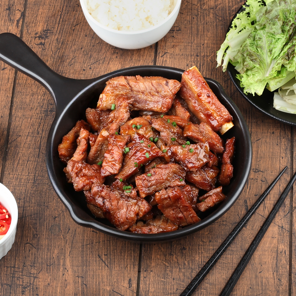 [임박세일] 국내산 돼지고기 한돈 목살왕구이 1kg~1.2kg 2대