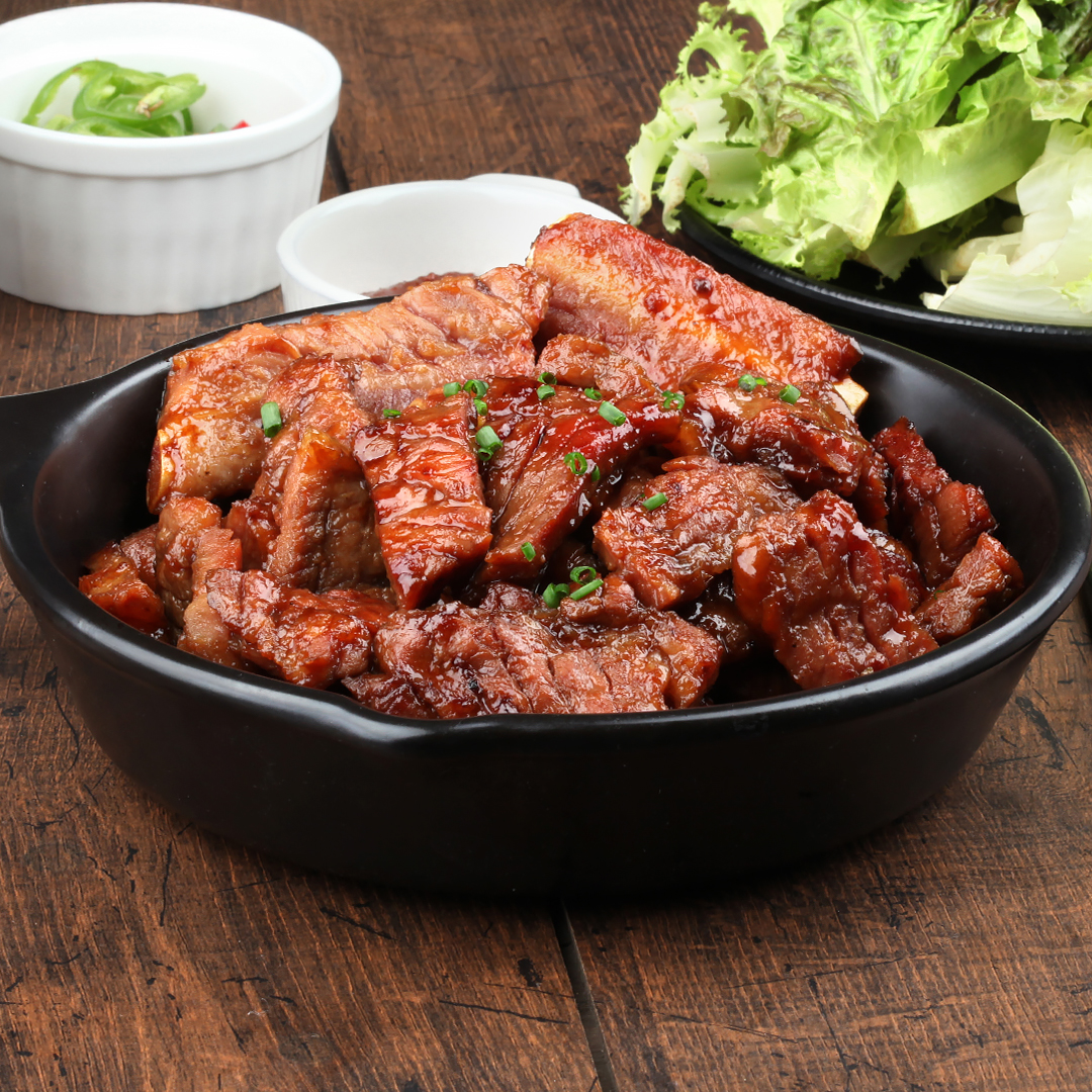 푸드스토어 : [글램쿡] 한돈 양념 돼지갈비 목살왕구이 4.5Kg 10대