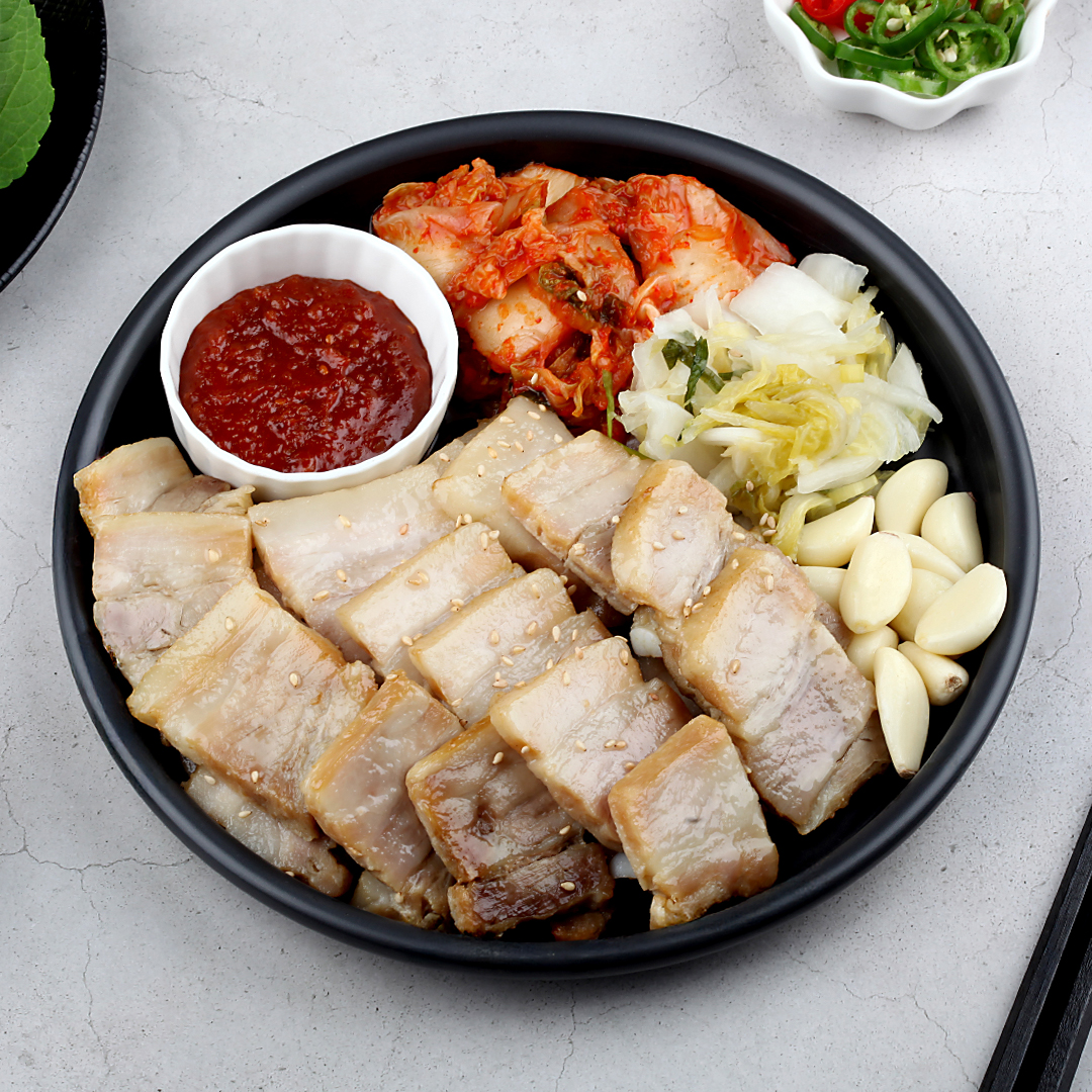 [글램쿡] 돼지고기 로스팅 삼겹살 보쌈 슬라이스 1kg