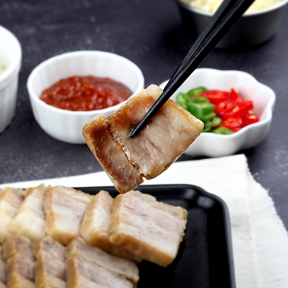 [글램쿡] 돼지고기 로스팅 삼겹살 보쌈 슬라이스 1kg