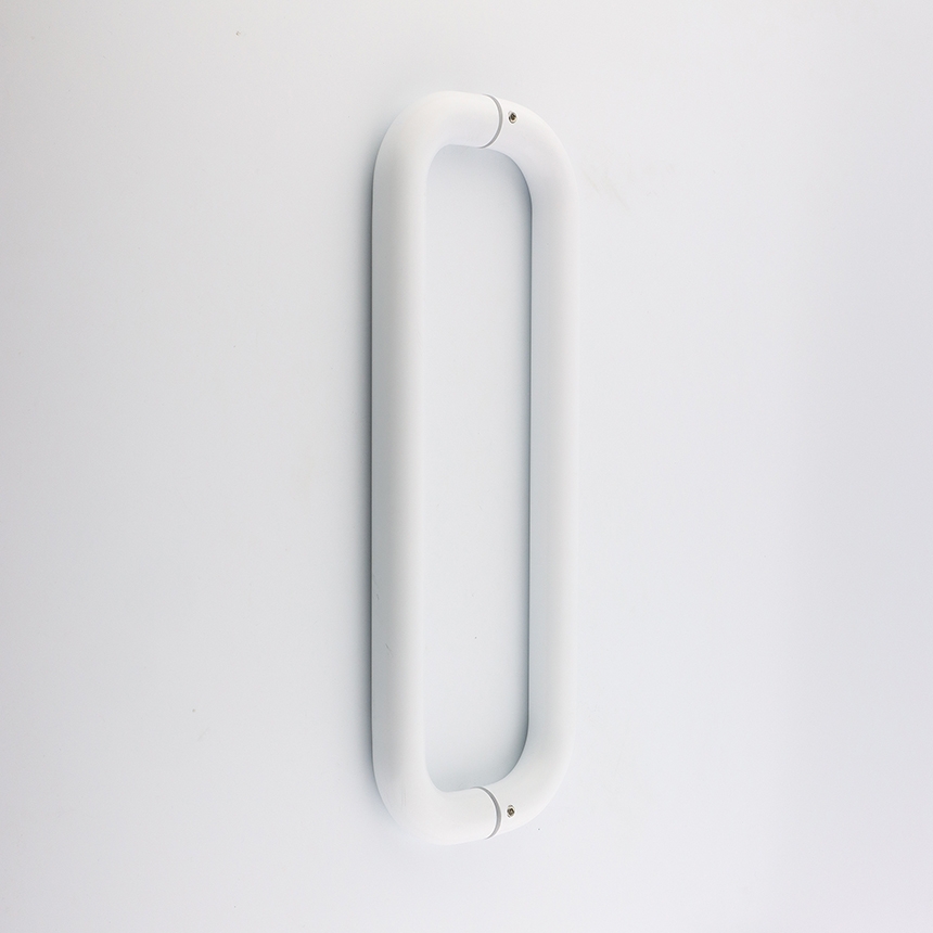 유진 GS184 화이트 340mm 강화도어 손잡이