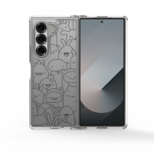 갤럭시 Z폴드7 클리어 카보네이트 케이스