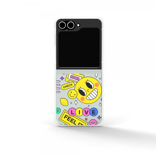 갤럭시 Z플립7 클리어 카보네이트 케이스