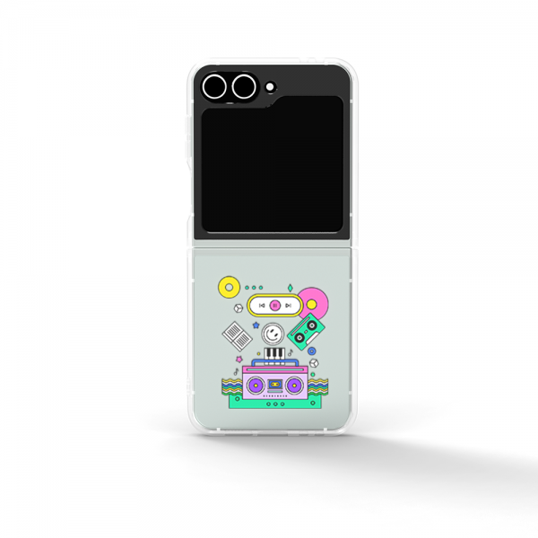 갤럭시 Z플립7 클리어 카보네이트 케이스