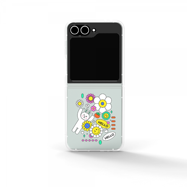 갤럭시 Z플립7 클리어 카보네이트 케이스