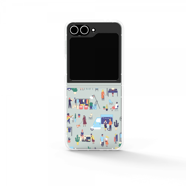 갤럭시 Z플립7 클리어 카보네이트 케이스