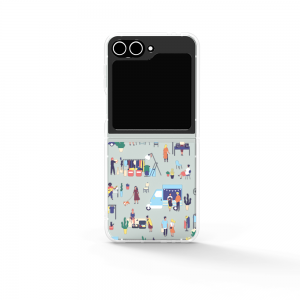 갤럭시 Z플립7 클리어 카보네이트 케이스