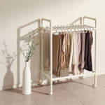 카트형 이동식 바지걸이 행거 1단