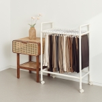 카트형 이동식 바지걸이 행거 1단