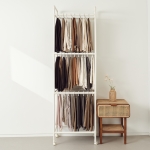 카트형 이동식 바지걸이 행거 3단