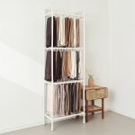 카트형 이동식 바지걸이 행거 3단