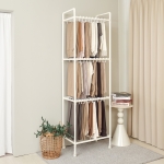 카트형 이동식 바지걸이 행거 3단