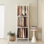 카트형 이동식 바지걸이 행거 3단