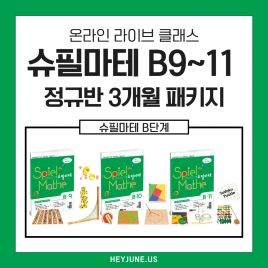 24년 10월 [B정규반] 3개월 패키지 강좌주제 슈필마테 B9~B11 포함내역 클래스 12차시개설요일 월요일 오후 5시00분(90분)  수강날짜 10월7일~12월23일  진행강사 Genie ⭐교재는 별도구매⭐