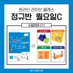 24년 11월 [C정규반] 강좌주제 슈필마테 C11 포함내역 클래스 4차시 개설요일 수요일 오후8시 (90분)  수강날짜 11월 6일, 13일, 20일, 27일 진행강사 jenna ⭐교재는 별도구매⭐