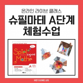 강좌주제[슈필마테A 체험수업] A11 다면체거울 포함내역 클래스 1차시진행강사  Sally