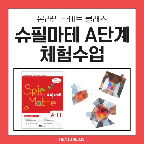 강좌주제[슈필마테A 체험수업] A11 다면체거울 포함내역 클래스 1차시진행강사  Sally