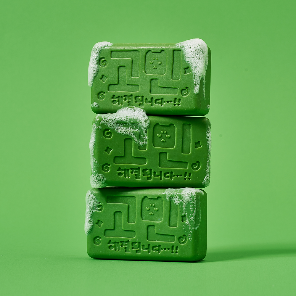 동구밭X최고심 고심이의 해피엔딩 비누 샴푸바 중건성용 자몽향