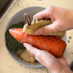 동구밭 x 폴라앳홈 베지 워싱바 트레이 세트