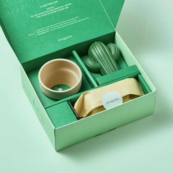 NEW 동구밭 캑터스 올인원 퍼퓸바 세트 약산성 비누 집들이선물 선인장 오브제