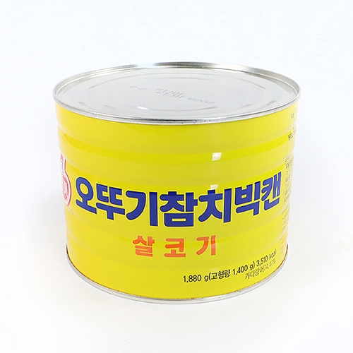 [레이저배송] 오뚜기 참치빅캔 살코기 (1,880g)